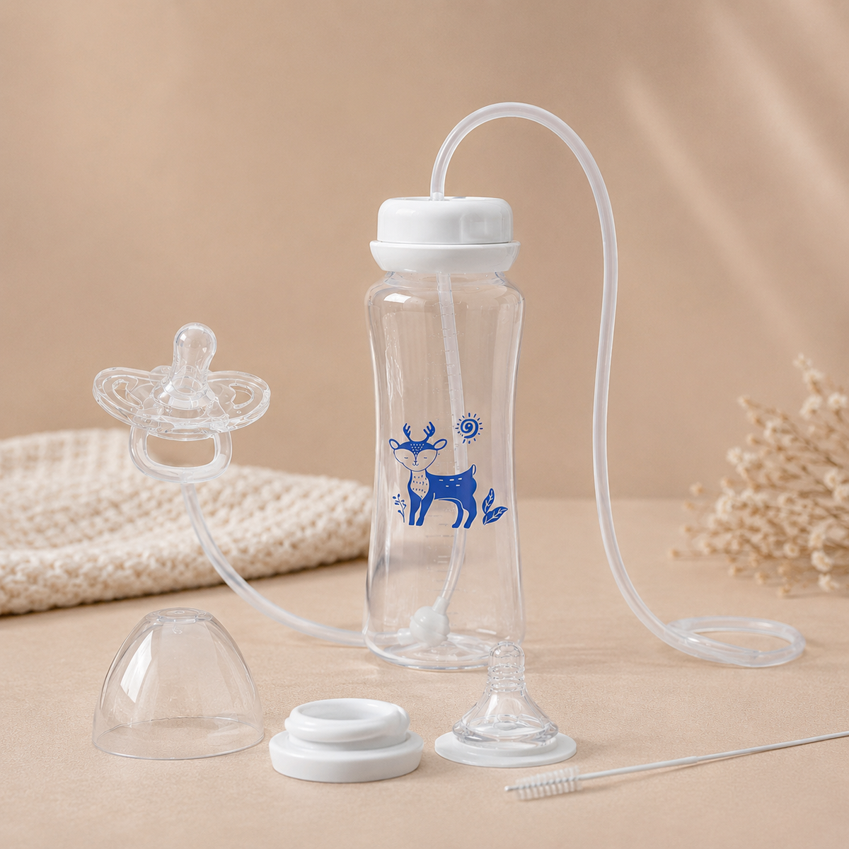 Premium Custom BPA-Free 3-in-1 Baby Bottle